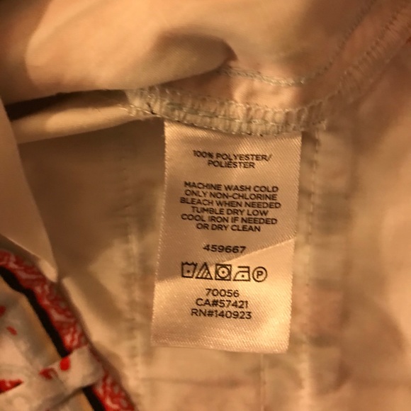 Loft Outlet Blue Red Dress Shorts, EUC, 2 - Picture 13 of 13